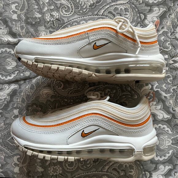 Nike Women's Air Max 97 Phantom/Sanddrift/Light Curry NEW - Picture 7 of 11
